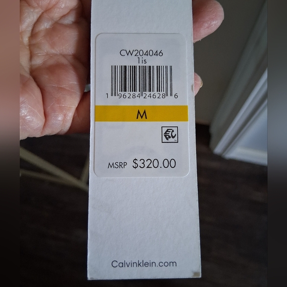 Calvin Klein Tan Hooded Puffer Jacket, Size Medium - Picture 6 of 12